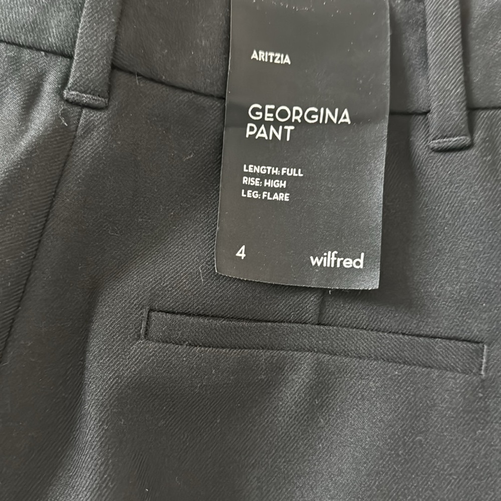 Aritzia Wilfred Georgina Size 4 Slim Fit Flared Pant - Picture 10 of 10